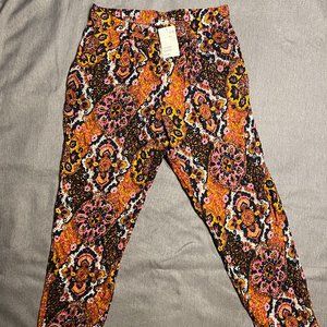 NWT H&M Multi-Colored Womens Pull On Pants